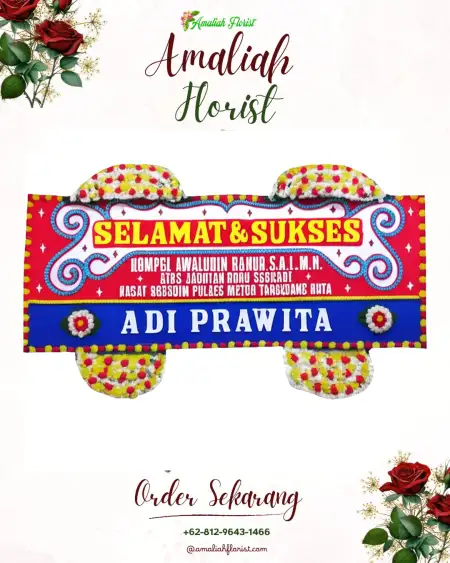 Papan Bunga Ucapan Selamat Ogan Baru