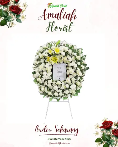 Krans Bunga Duka Ogan Baru